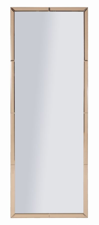 WANDSPIEGEL BERLIN ROZE CM 55X2X150 ( BINNENSPIEGEL AFMETING 49X143,5 CM)