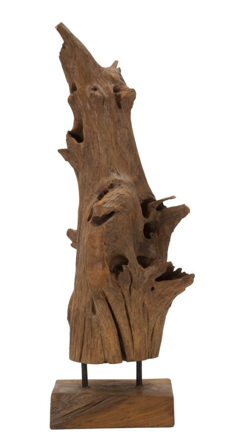 AKAR SCULPTUUR TEAK CM 23X27X64