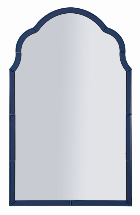 TANGER BLAUWE WANDSPIEGEL CM 62x1x100 ( BINNENSPIEGEL AFMETING CM 55x94)