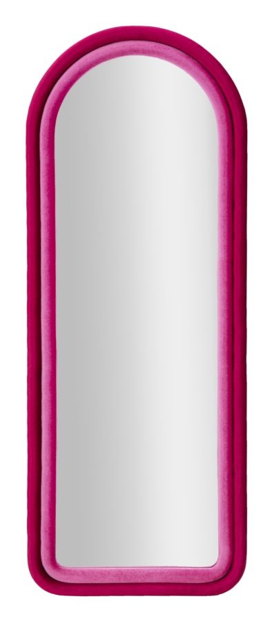 WANDSPIEGEL CLOE FUXIA FLUWEEL CM 60X4X160
