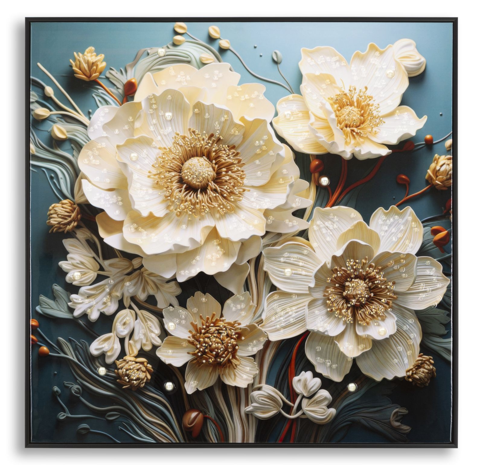 LAQUARED MUUR HIJGEN MET FRAME NARCY -B- CM 82X4X82