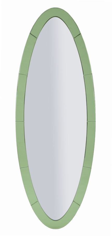 OSLO WANDSPIEGEL GROEN CM 55X2X150 ( BINNENSPIEGEL AFMETING 42,5X137,5)