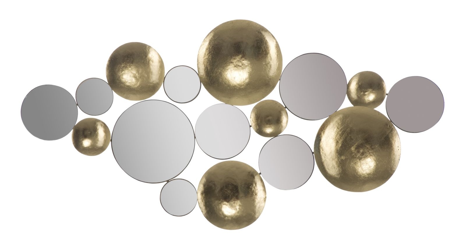 GOUDEN PANEEL SPIEGEL GLAM CM 118X2