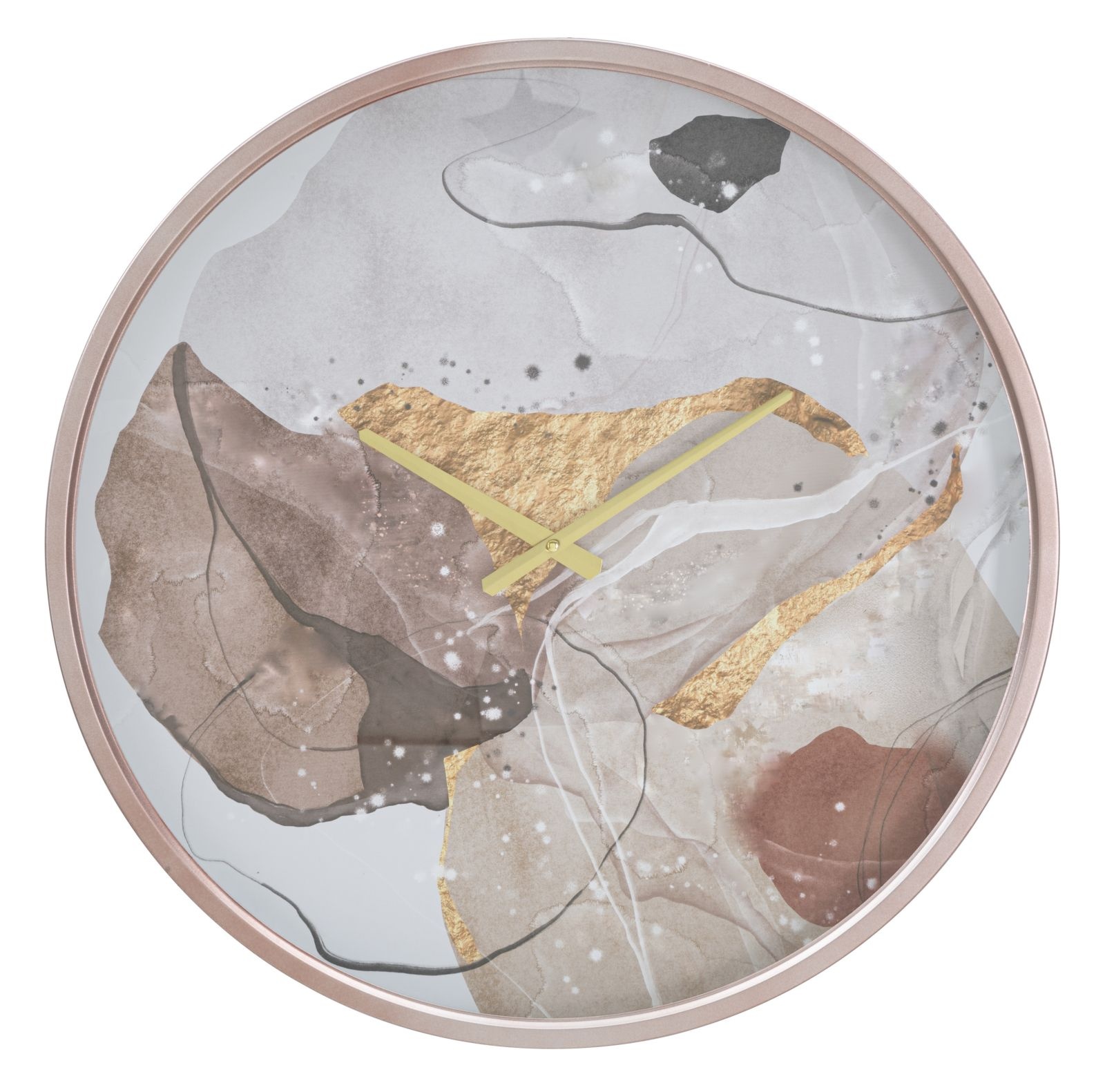 WANDKLOK ART ROZE CM Ø 60X6