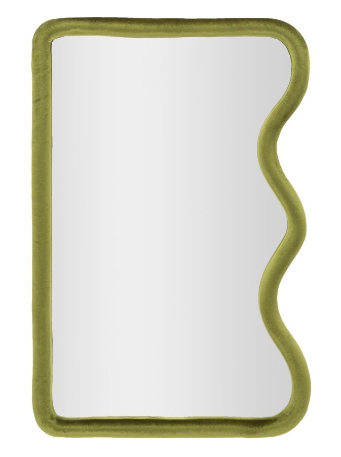 WANDSPIEGEL TOD GROEN FLUWEEL CM 60X4X90