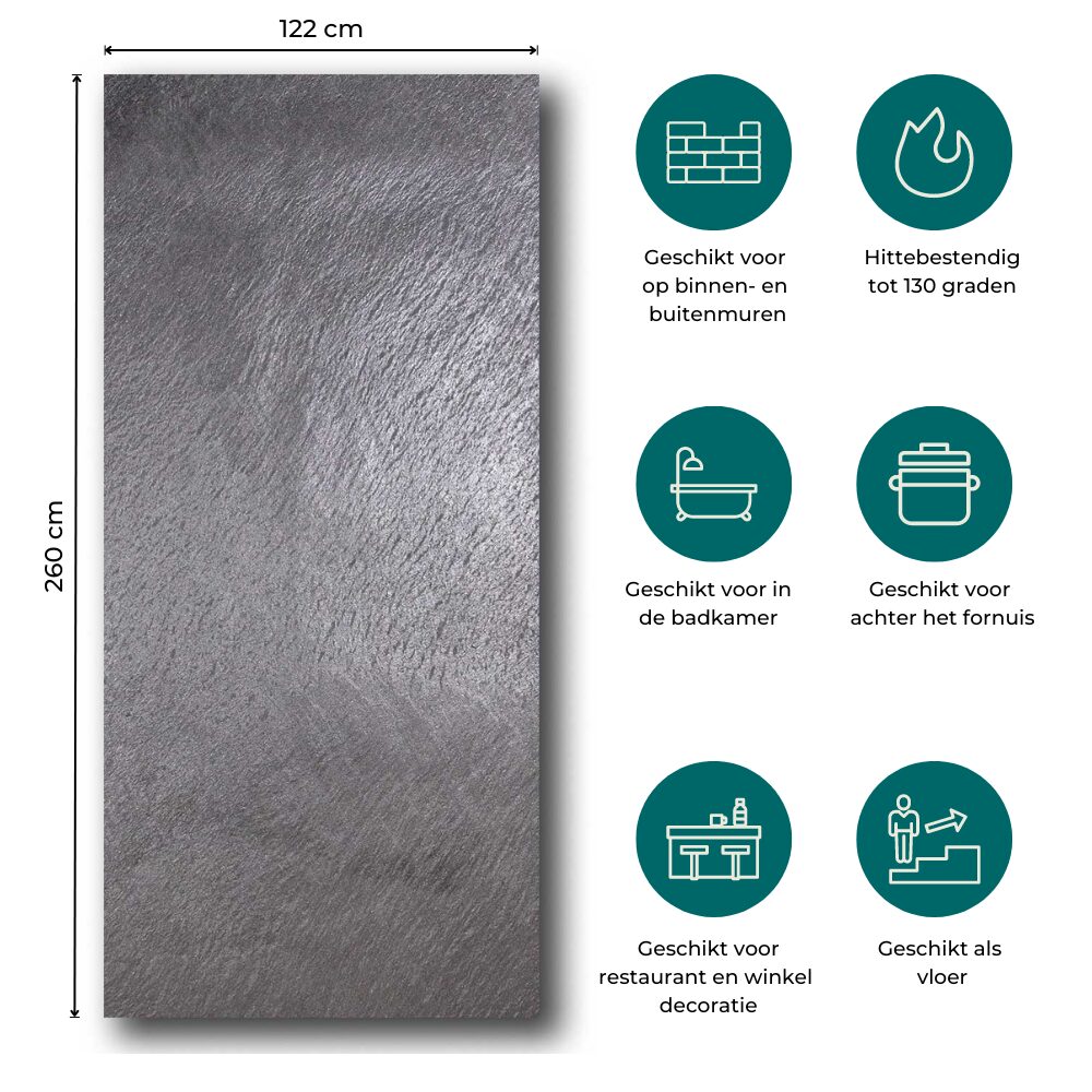 Natuursteen Wandpaneel Galaxy 260x122x0,2cm | Paneli Natuursteen Wandpanelen