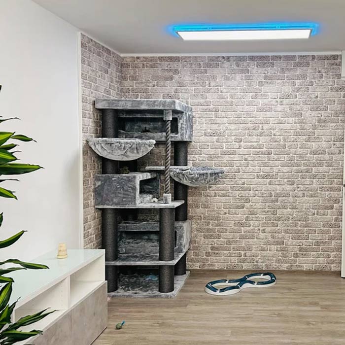 3D Wandpaneel EPS Grijs L1903 100x50x2cm | Paneli 3d wandpanelen - Afbeelding 2