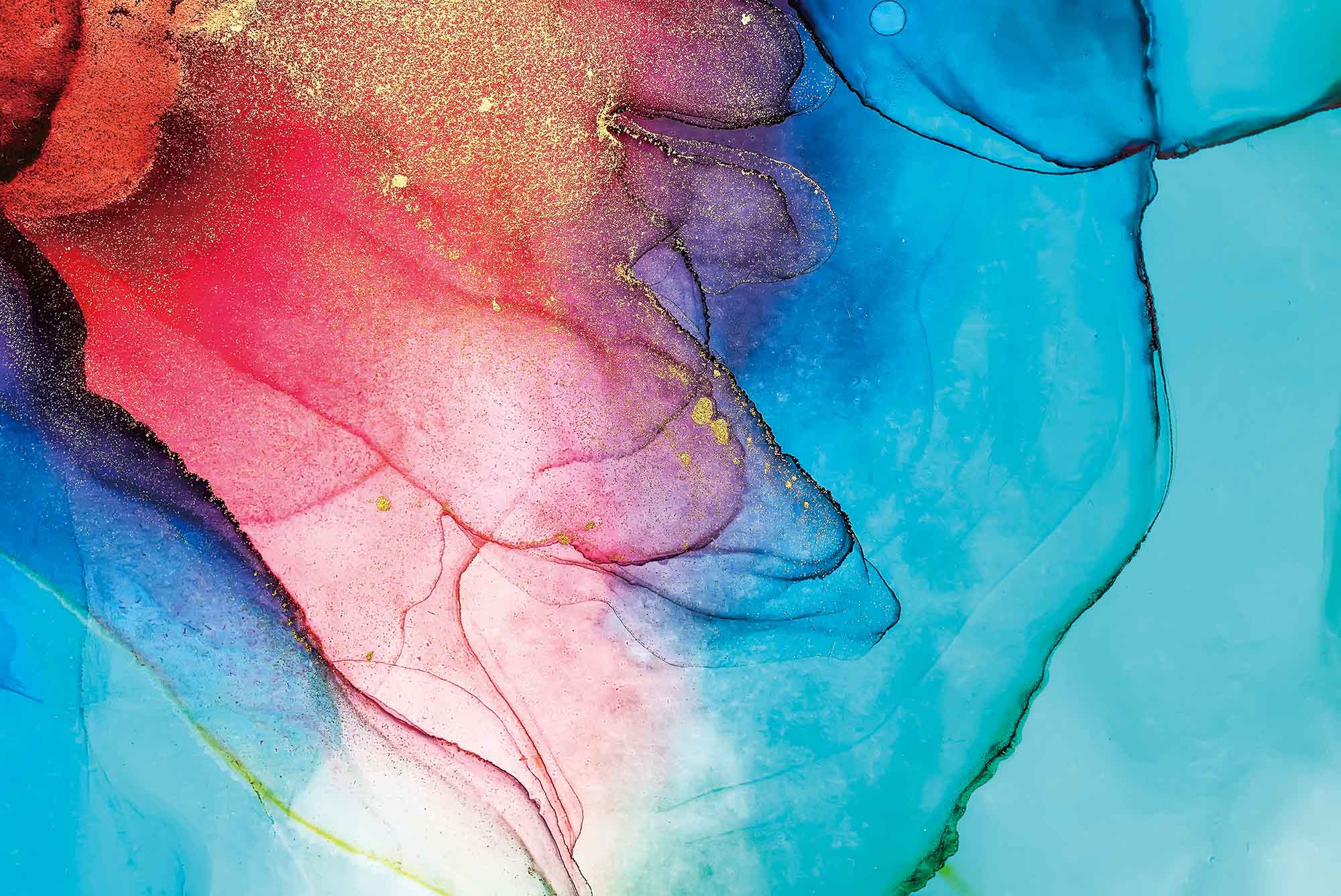 Glasschilderij Mamari Abstract 80x120cm