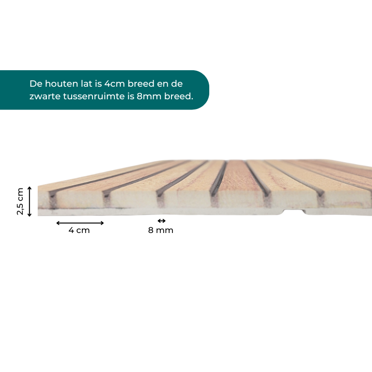 AKU Paneel EPS Smooth Oak 120x50cm | Paneli 3d wandpanelen - Afbeelding 3