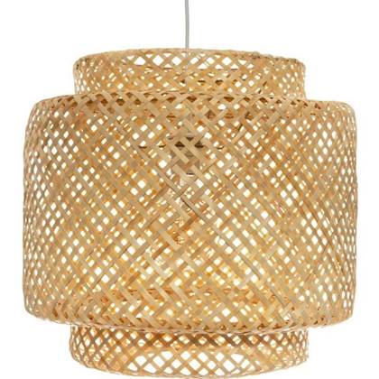 ATMOSPHERA Liby hanglamp in natuurlijk bamboe - Diameter 40 cm - Beige