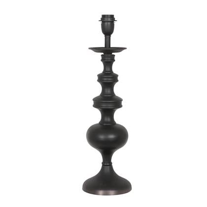 Anne Lighting - tafellamp - Lyons - zwart - hout - Ø 16cm - E27 -