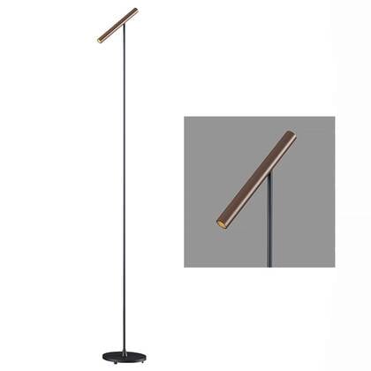 Artdelight Vloerlamp Kansas H 140 cm touch dimmer zwart brons