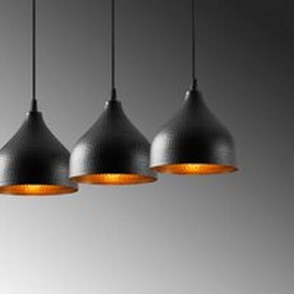 Asir | Kroonluchter | Zwart | 68 x 18 x 114 cm