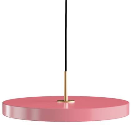 Asteria hanglamp Ø43 LED medium messing|nuance roze