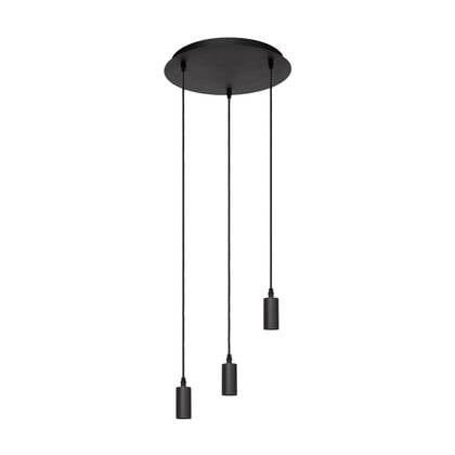 Atmooz Sapa 3 Hanglamp - Zwart - Ø34cm - 3 Pendels - E27