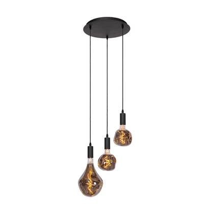 Atmooz Sapa 3 Hanglamp - Zwart - Ø34cm - Neo & Evo - E27