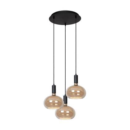 Atmooz Sapa 3 Hanglamp - Zwart - Ø34x130cm - 3x Floating LED