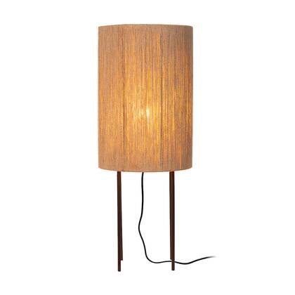 Atmooz Sintra Vloerlamp - Zwart|Jute - Ø30x78cm - E27