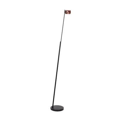 Atmooz Zyon Vloerlamp - Zwart - 25x23x163cm - 2x LED