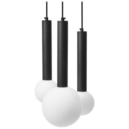 Beliani - BOUES - Hanglamp - Zwart - IJzer