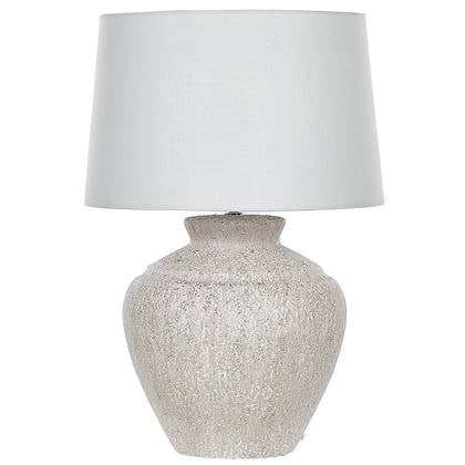 Beliani - CAINE - Tafellamp - Lichtbeige - Keramiek