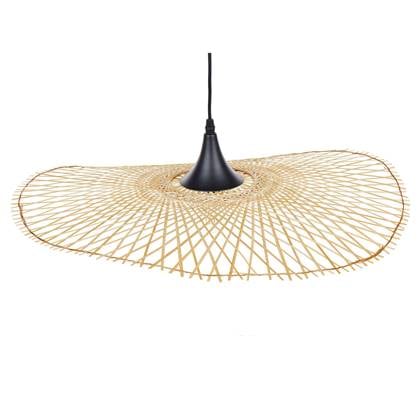 Beliani - FLOYD - Hanglamp - Lichtbruin - 60 cm - Bamboehout