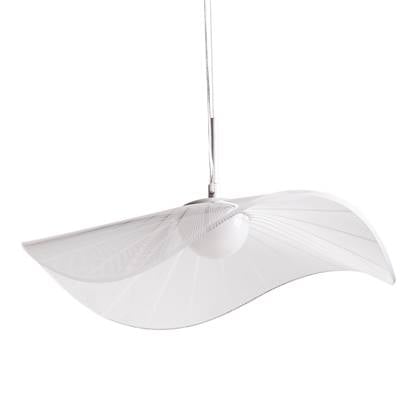 Beliani - LOIRE - Hanglamp - Wit - Metaal|Acryl