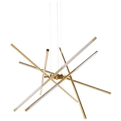 Beliani - PALUN - Hanglamp LED - Goud - Metaal