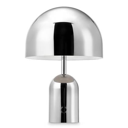 Bell tafellamp LED oplaadbaar zilver