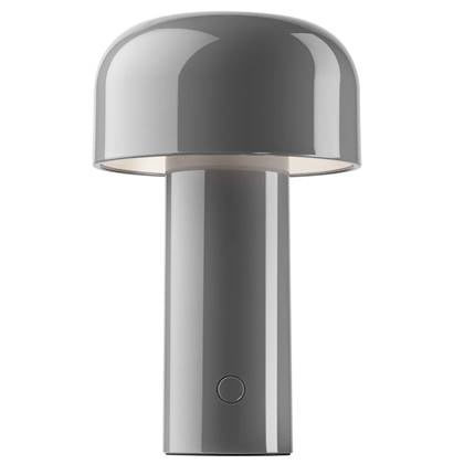 Bellhop tafellamp LED oplaadbaar grijs