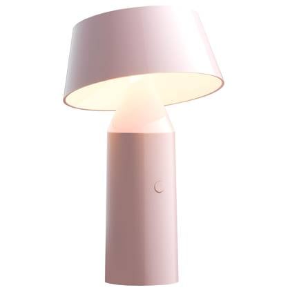 Bicoca tafellamp LED oplaadbaar pale pink