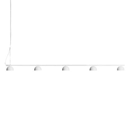 Blush Rail 5 hanglamp LED wit