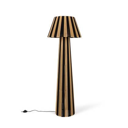 Bold Monkey Stripe it up Vloerlamp - Zwart
