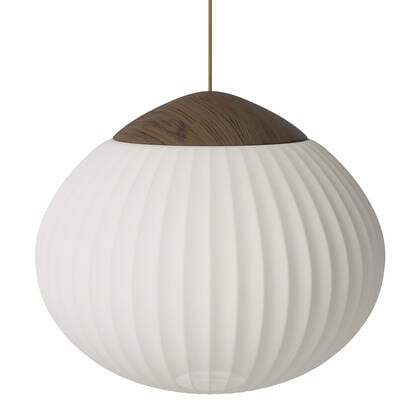 Bolia Acorn Hanglamp Ø 41 cm - Textiel - Donker Eiken