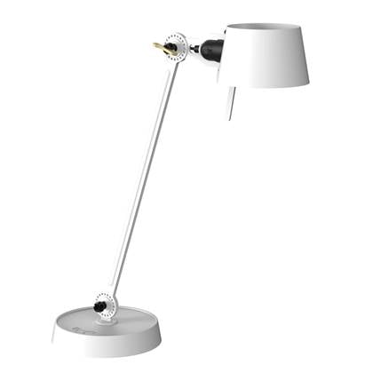 Bolt 1 Arm bureaulamp Pure White