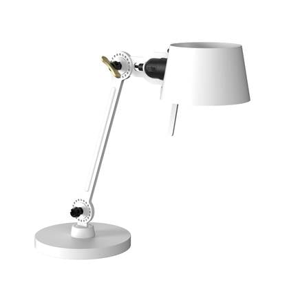 Bolt 1 Arm bureaulamp small Pure White
