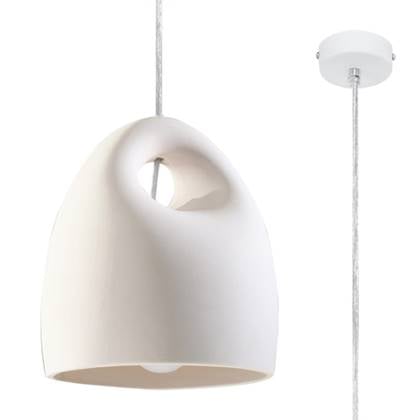 Bussandri Hanglamp modern - Kunststof - Wit
