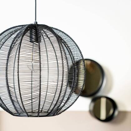 By-Boo Hanglamp Floss Large - Zwart