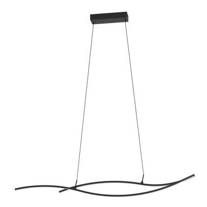 EGLO Grisolia Hanglamp - LED - Kunststof - Zwart|Wit