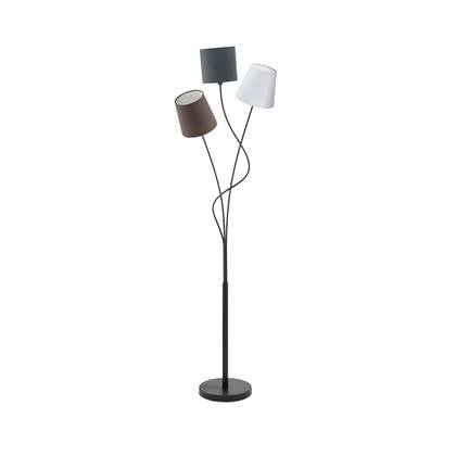 EGLO Maronda Vloerlamp - E14 - 152 cm - Zwart|Antraciet