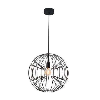 EGLO Okinzuri 1 Hanglamp - E27 - Ø 45 cm - Zwart