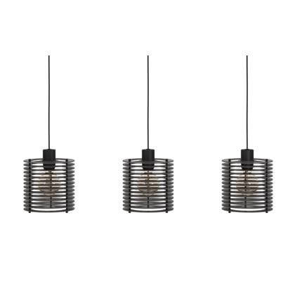 EGLO Segovia Hanglamp - E27 - 88 cm - Zwart - Hout