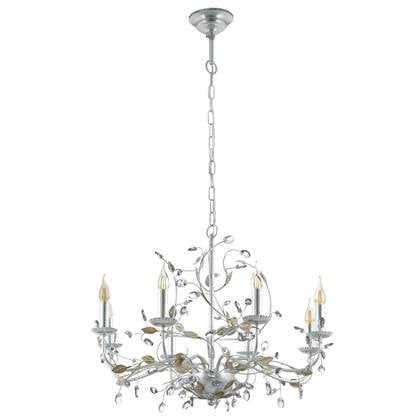 EGLO Vintage Flitwick 1 Kroonluchter - 8 Lichts - Ø780mm. - Zilver