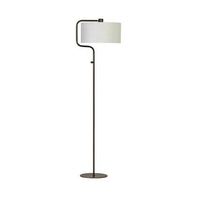 ETH Jacqueline Vloerlamp 1xE27 Anodic Brown+ Kap Creme