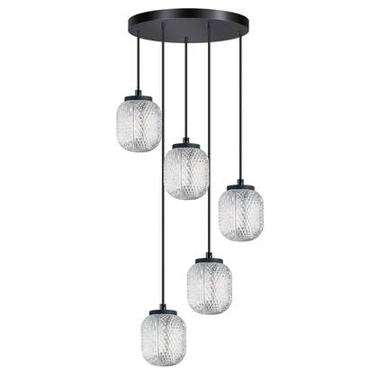 ETH Kristel Hanglamp round 5x G9