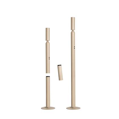 ETH Pencil Vloerlamp mat zand excl. 2xGU10 H180cm on|off on tube