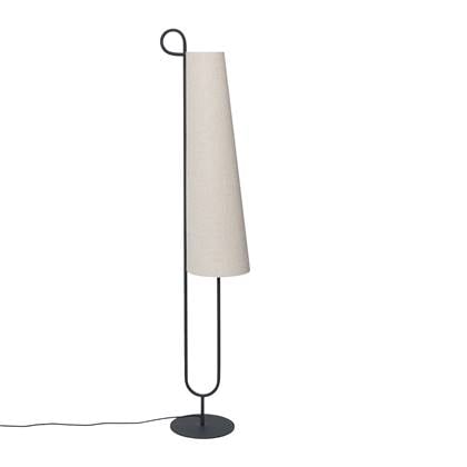 Ferm Living Ancora Vloerlamp - Zwart / Natural