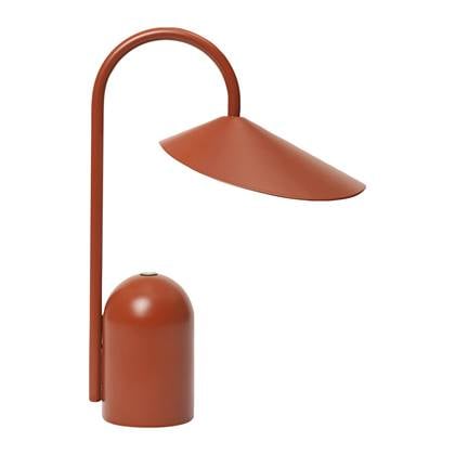 Ferm Living Arum Oplaadbare Tafellamp - Oxide Red