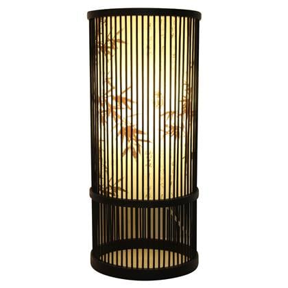 Fine Asianliving Bamboe Tafellamp Zwart Elijah