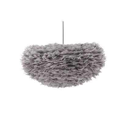 Fjôrd - Hanglamp Grijs - 75x75cm - Veren - Nicola